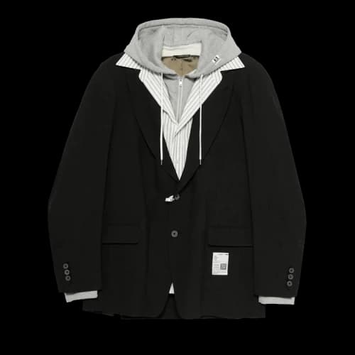 Maison Mihara Yasuhiro Triple Layered Blazer 'Black'