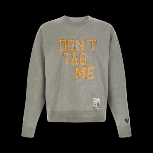 Maison Mihara Yasuhiro Don't Tag Me Printed Pullover 'Grey'