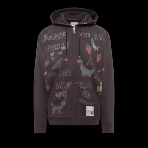 Maison Mihara Yasuhiro Doodle Parka 'Black'