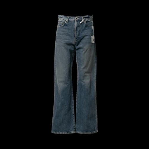 Maison Mihara Yasuhiro Flare Tapered Jeans 'Indigo'
