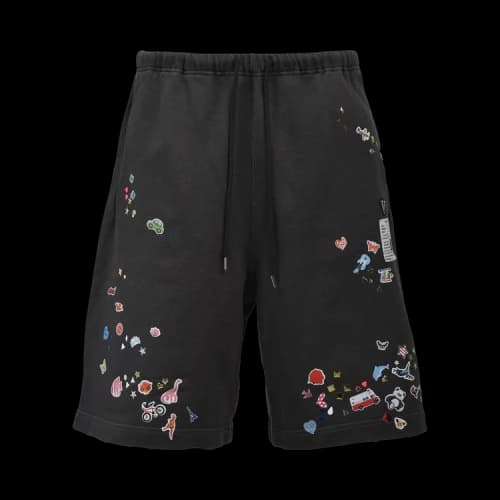 Maison Mihara Yasuhiro Sticker Shorts 'Black'