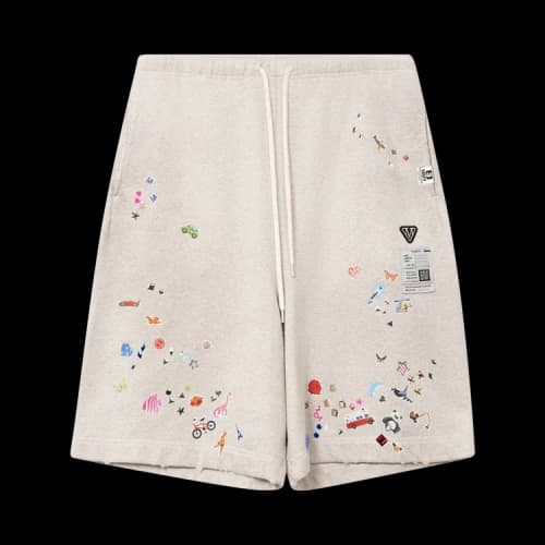 Maison Mihara Yasuhiro Sticker Shorts 'White'