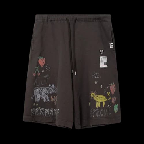 Maison Mihara Yasuhiro Doodle Shorts 'Black'