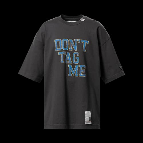 Maison Mihara Yasuhiro Don't Tag Me Printed Tee 'Black'