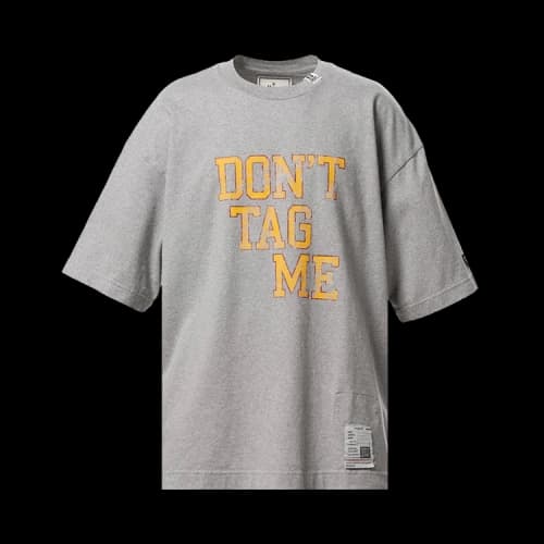 Maison Mihara Yasuhiro Don't Tag Me Printed Tee 'Grey'