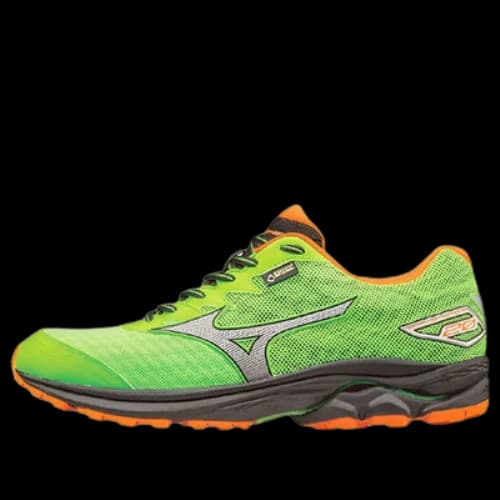 Mizuno Rider 20 GTX Low Tops Wear-resistant Green Orange
