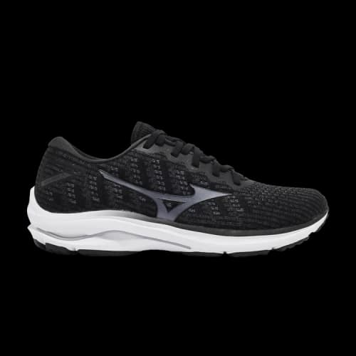 Mizuno Wave Rider 25 Waveknit 'Black Grey'