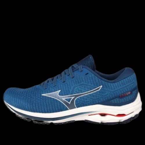 Mizuno Wave Inspire 18 Waveknit 'Blue White Red'