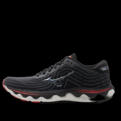 Mizuno Wave Horizon 6 'Black Grey Red'