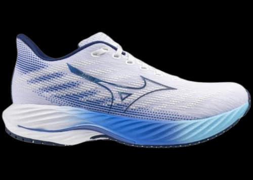 Mizuno Wave Rider 28 White Estate Blue