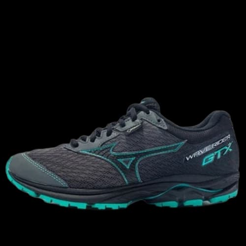 Mizuno Rider GTX Black/Green (Women's)