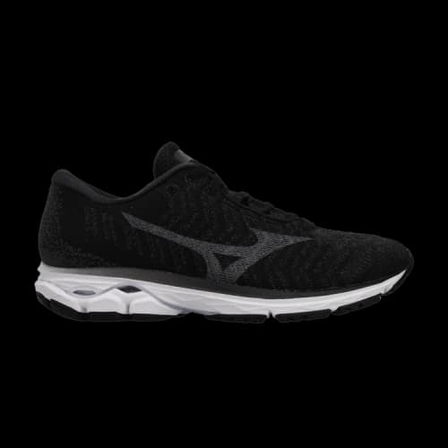Mizuno Wave Rider Waveknit 3 Wide 'Black Grey' (Women's)
