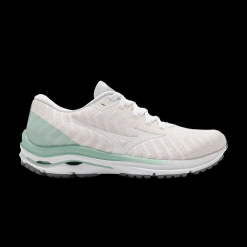 Mizuno Wave Rider 24 Waveknit 'White Green' (Women's)