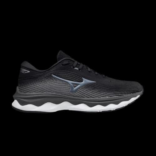 Mizuno Wave Sky 5 Wide Low Tops Black Gray White