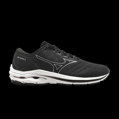 Mizuno Wave Inspire 18 Wide 'Black White' (Women's)