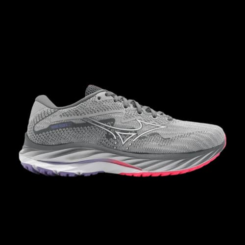 Mizuno Wave Rider 27 'Pearl Blue Hi-Vis Pink' (Women's)