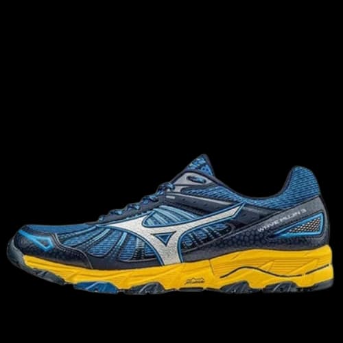 Mizuno Wave Mujin 3 Low Tops Wear-resistant Blue Yellow