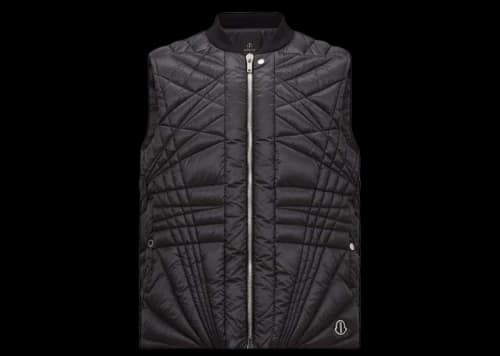 Moncler x Rick Owens Megapenta Flight Down Vest Black
