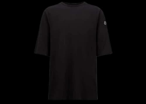 Moncler x Rick Owens Cotton T-shirt Black