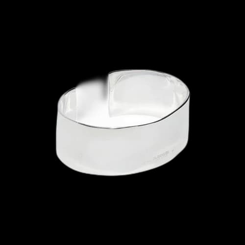 Jil Sander Handcrafted Bracelet 'Silver'