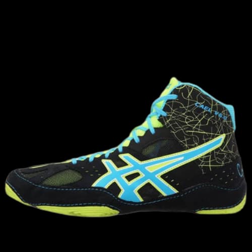 ASICS Cael V6.0 Wrestling Shoes 'Black Blue Green'