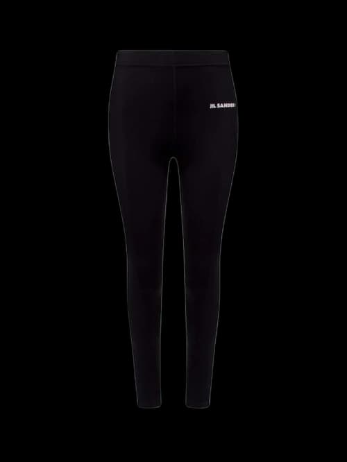 Jil Sander Woman Nylon Leggings Black