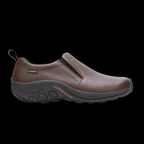 Merrell Jungle Moc Leather Waterproof Dark Brown
