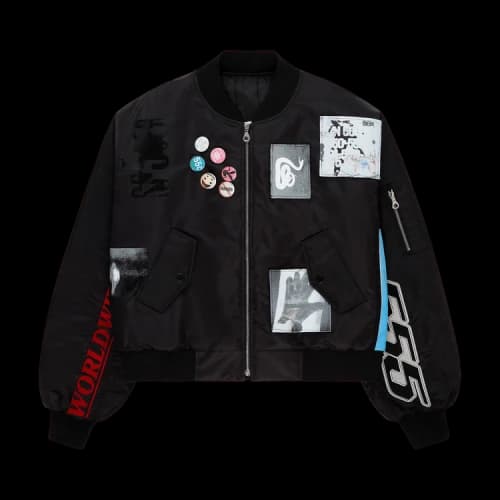 Sp5der Vet Bomber Jacket 'Black'