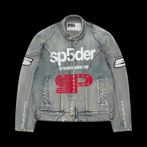 Sp5der Motorsport Denim Jacket 'Indigo'