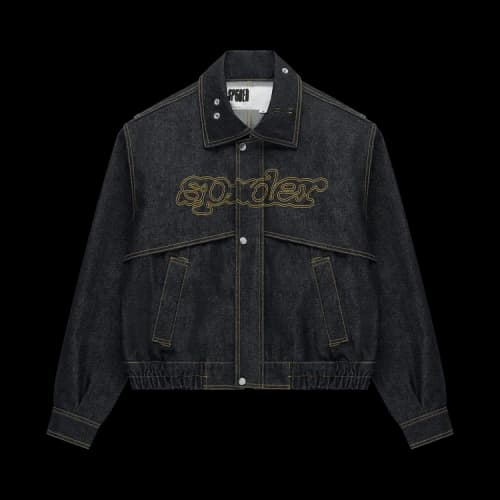 Sp5der Punk V3 Denim Jacket 'Indigo Denim'