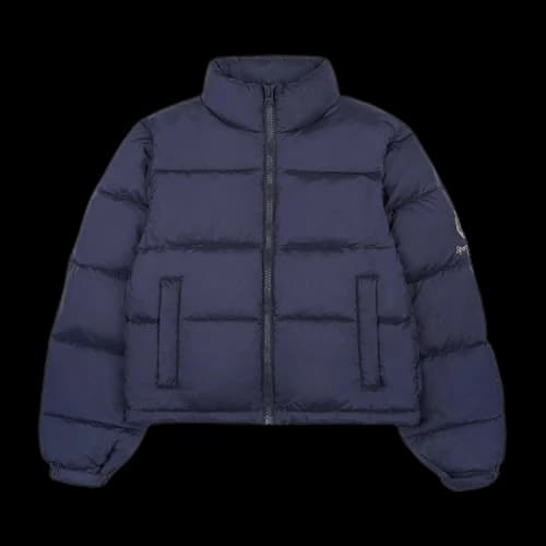 Sporty & Rich Crown LA Puffer Jacket 'Navy'