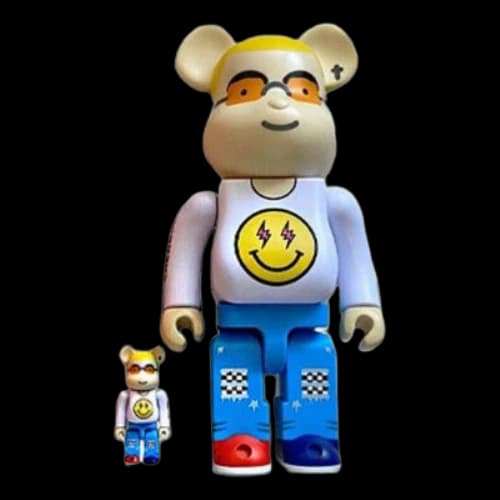 Bearbrick BE@RBRICK J Balvin Doll Blue/White 100%+400%