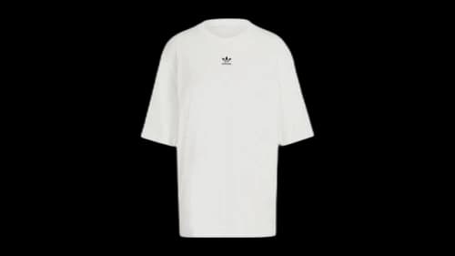 adidas Women's Essentials Boyfriend Tee White