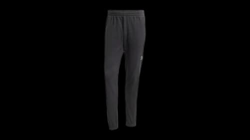 adidas All Blacks Essentials Waffle Tracksuit Bottoms All Black