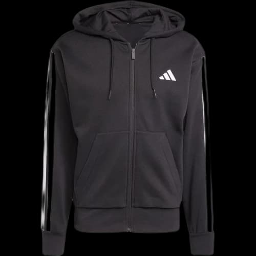 Adidas Free Shipping With AdiClub Essentials 3 Stripes Fleece Hoodie