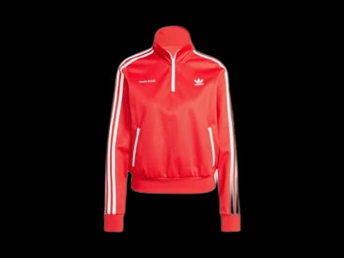 adidas x Sporty & Rich Track Quarter Zip Red/White