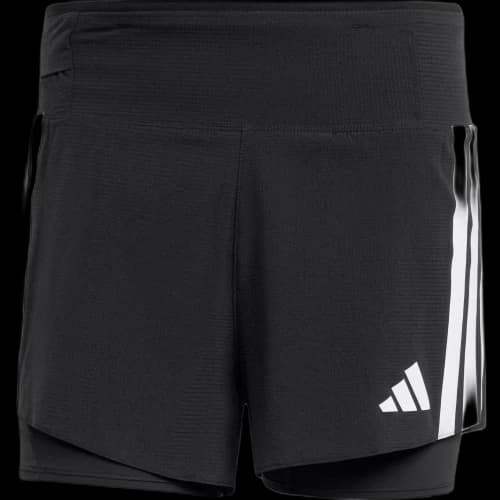 Adidas Adizero stripe-detail shorts