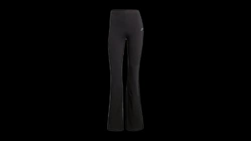 adidas Women's Essentials Small Logo Flared Leggings Black/White