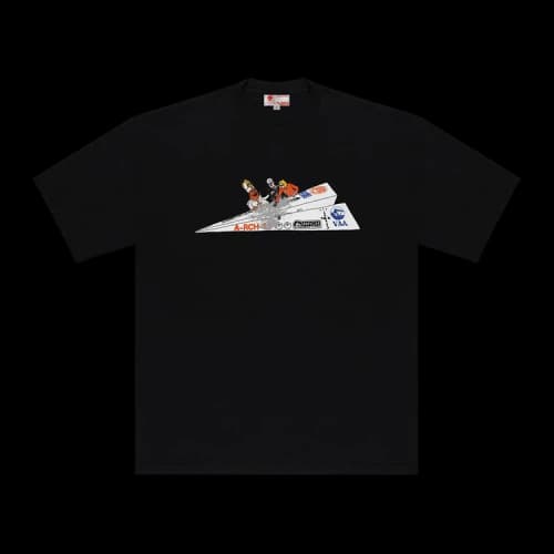 Cactus Jack by Travis Scott x Virgil Abloh x ARCH Paper Plane Tee 'Black'