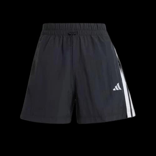 adidas Essentials 3-Stripes Lifestyle Woven Shorts 'Black' (Women's)