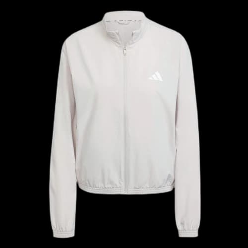 adidas Train Essentials 3-Stripes Woven Warm-Up Jacket 'Grey' (Women's)
