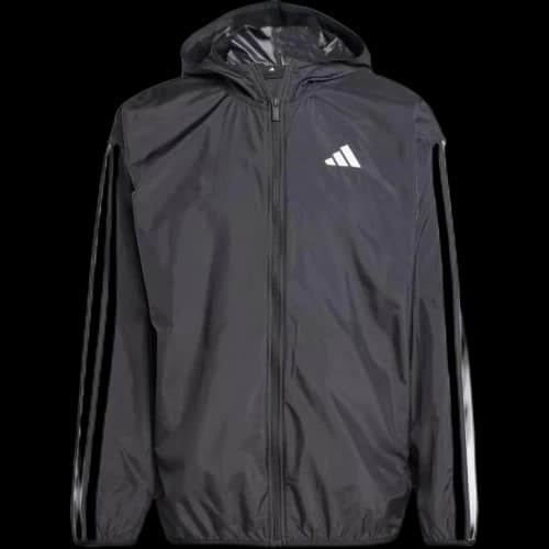 adidas Essentials 3-Stripes Windbreaker Black/White