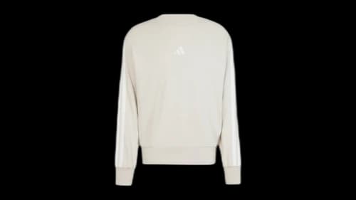 adidas Essentials 3-Stripes French Terry Sweatshirt Wonder Alumina/White