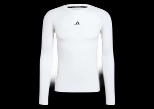 adidas Techfit Compression Training Long Sleeve Tee White