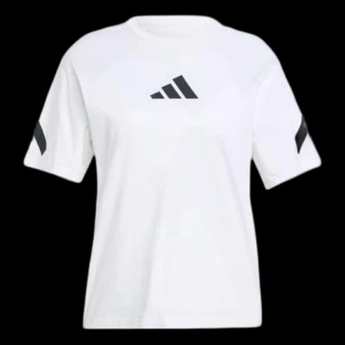 adidas Z.N.E. T-Shirt 'White Black' (Women's)