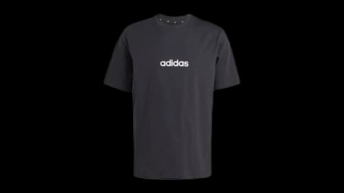 adidas Essentials Linear Single Jersey Tee Black/White