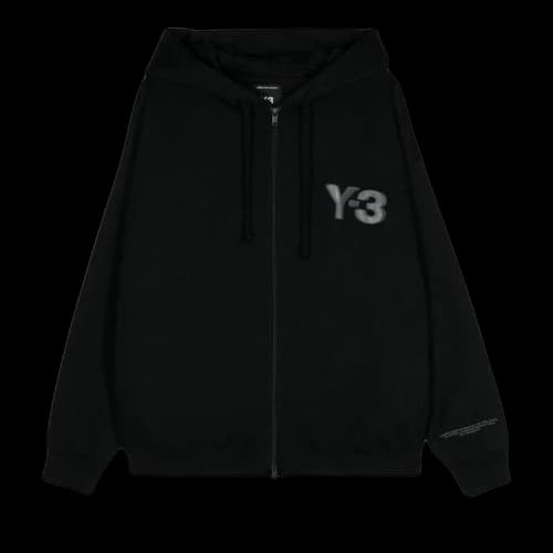adidas x Y-3 Logo Zip Hoodie Black