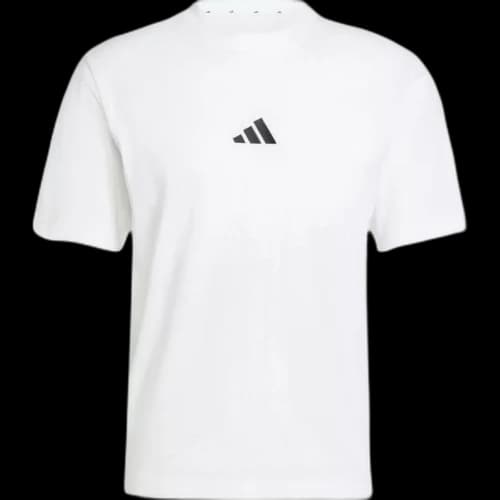 adidas Essentials Small Logo Single Jersey T-Shirt White/Black