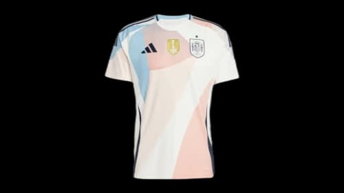 adidas Spain 25 Team Away Jersey Chalk White