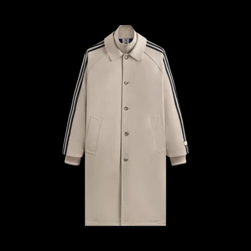 Kith x adidas Football Hybrid Trench Coat Beige